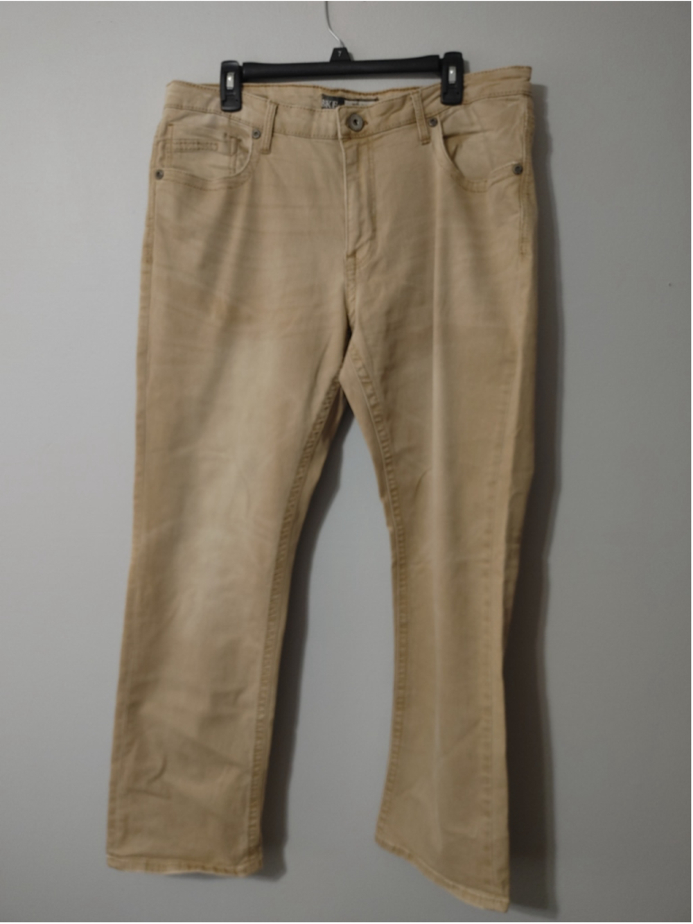 Men's BKE Tyler Straight Chino Pants Beige Size 38
